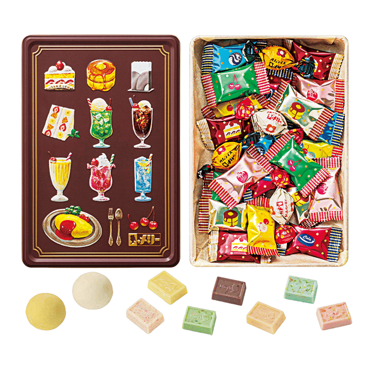 はじけるキャンディチョコレート。 喫茶メニュー缶