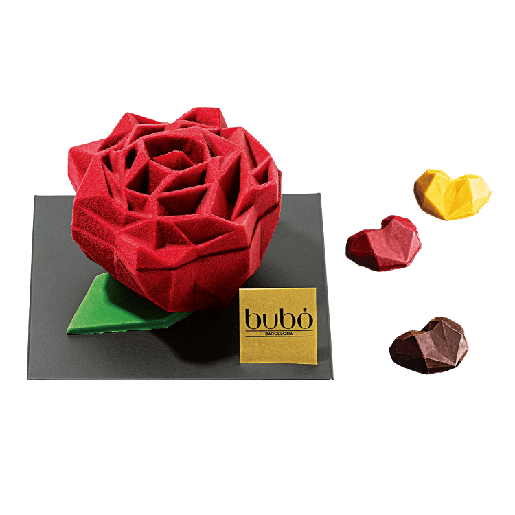 ブボ・バルセロナ チョコスカルプチャー ザ・ローズ