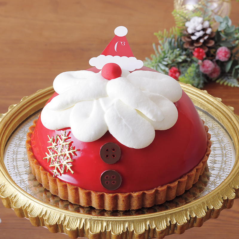 シーキューブ」いちごのサンタドーム｜2025年 藤崎のクリスマスケーキ