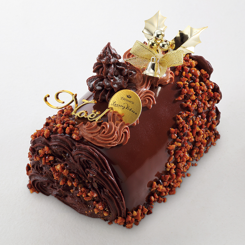 パティスリー レセヴィブレ」ビュッシュ ド ショコラ トンカ マロン