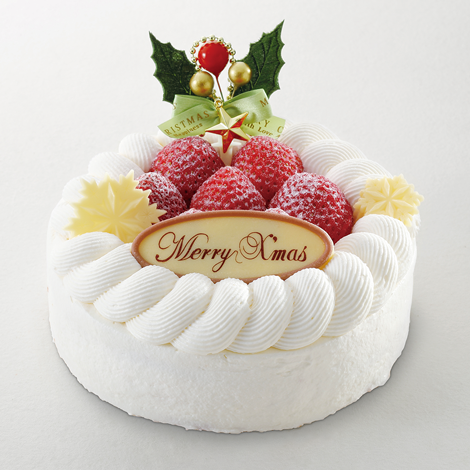苺のクリスマスケーキ