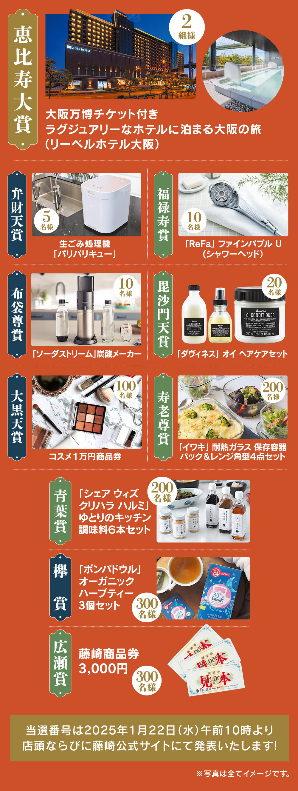初売り縁起くじ 景品