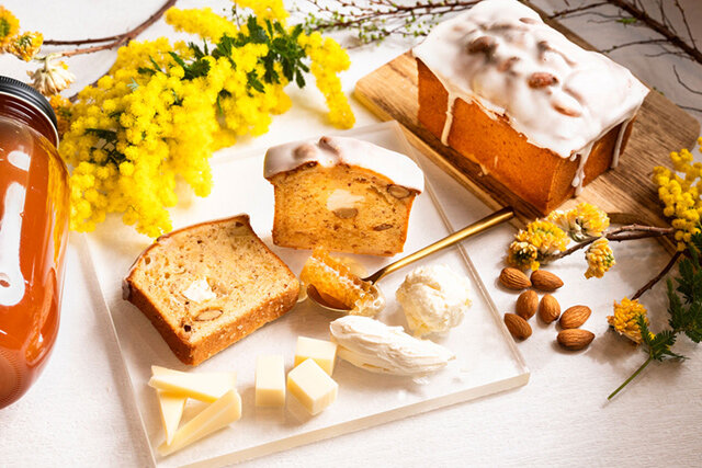 高級パウンドケーキ YOU&G:蔵王4種チーズとハニーアーモンド