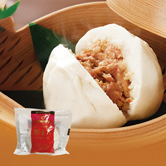 「サイボク」 ●冷凍豚まん(1個、120g)