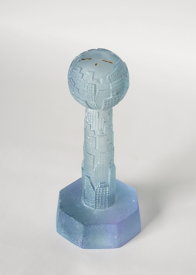 豊澤美紗　8×18×8cm　『空とこけし-風-』 税込165,000円