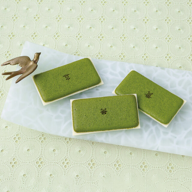 「京都 北山 マールブランシュ」 お濃茶ラングドシャ『茶の菓』