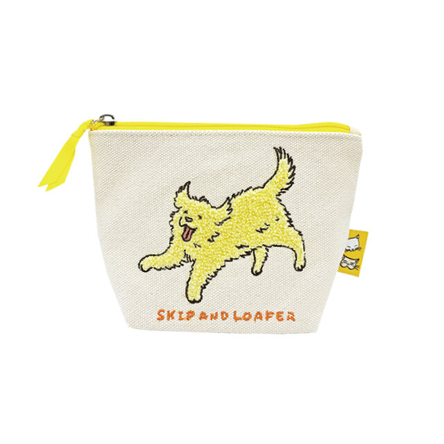 サガラ刺繍ポーチ