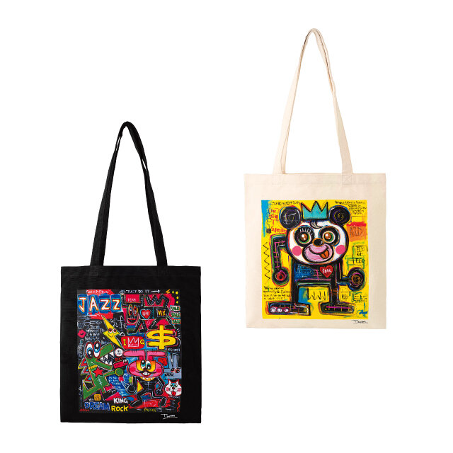●トートバッグ （幅35.7×高さ37.9cm［持ち手除く］） 各 税込4,950円