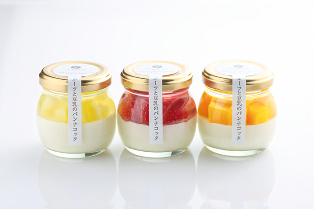 福島県「fresh fruit yamasan」:フルーツと豆乳のパンナコッタ 各種