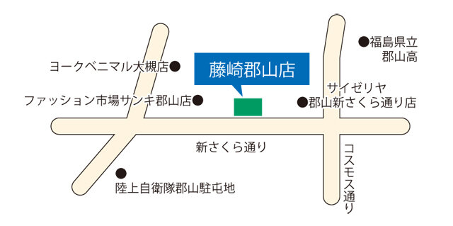 郡山店地図