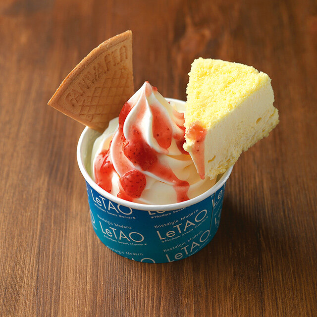 小樽洋菓子舗ルタオ ルタオサンデー北海道苺ソース