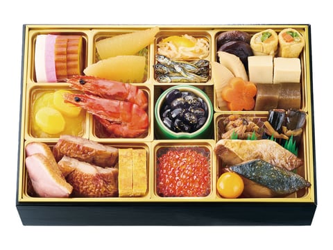「にんべん」 和の華一段重