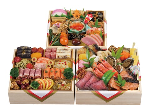 「京料理 濱登久」 和洋三段重 花の宴