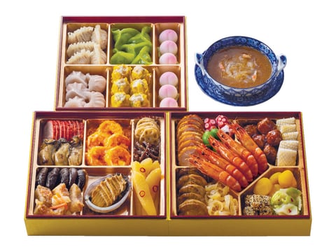 「中国料理 謝朋殿」 中華おせち三段重（フカヒレスープ付）