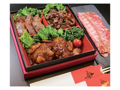 「かたい信用やわらかい肉 肉のいとう」 Ａ５ランク仙台牛一段重