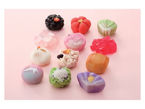 「つるおか菓子処 木村屋」 お正月上生菓子・琥珀糖セット