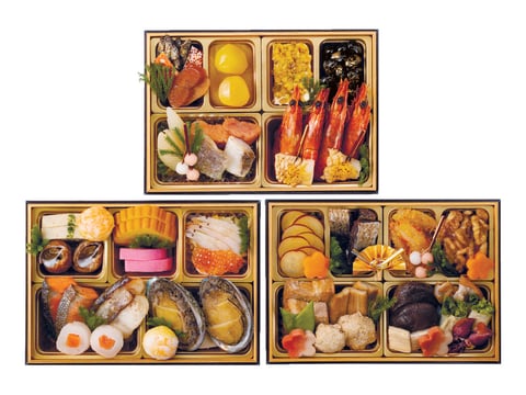 「加賀屋」 和風おせち三段重