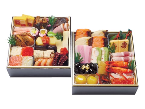 「京・料亭 わらびの里」 料亭おせち二段重（冷凍）