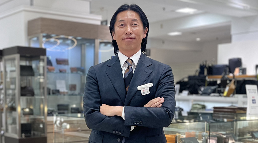 営業一部 紳士服・子供服・ホビー担当 チームマネージャー 熊谷 敏明 2008年入社／経済学部卒