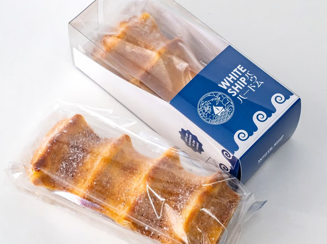 南三陸 WHITE SHIP BAUM FACTORY 「バウムクーヘン（ハード/スティック）」①